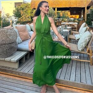 ZARA BLOGGER FAVE!!! V-Neck Long Dress NWT
